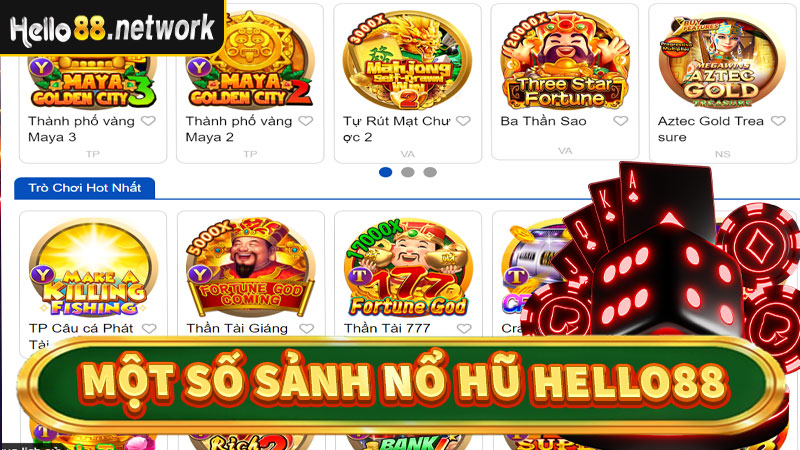 Giới thiệu 4 sảnh game nổ hũ hello88 hot nhất hiện nay 